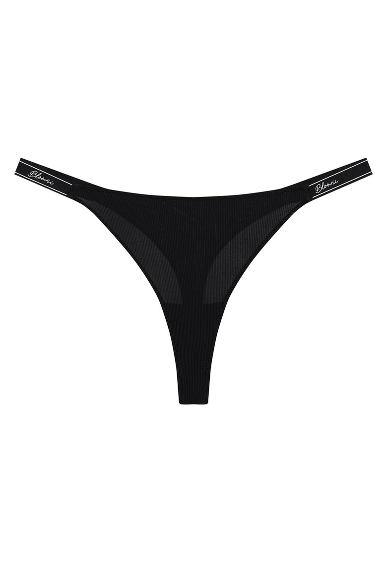 Chiloti tanga Negru Abria