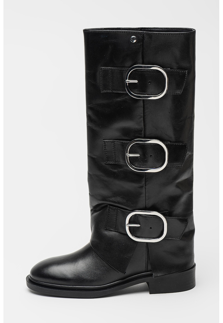 Cizme lungi din piele Mia