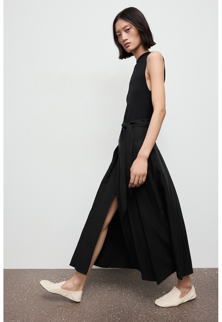 Rochie lunga fara maneci