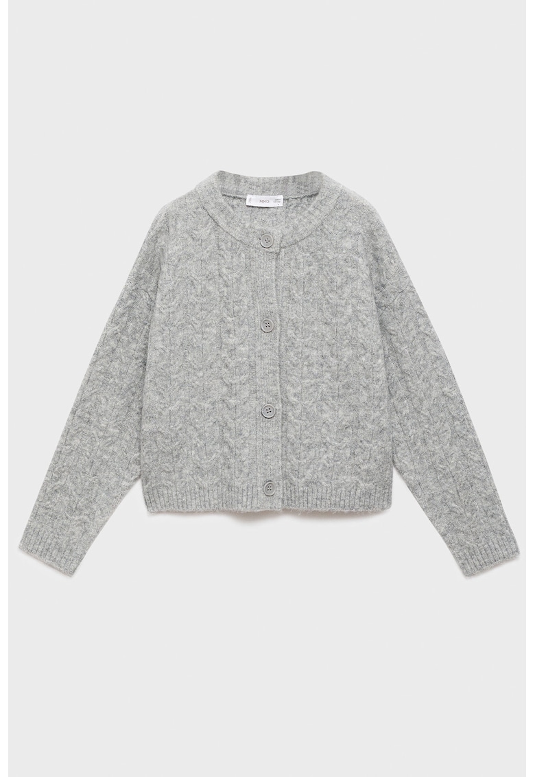 Cardigan tricotat cu nasturi