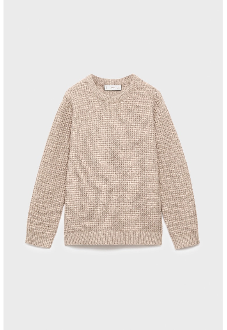 Pulover tricotat cu model uni