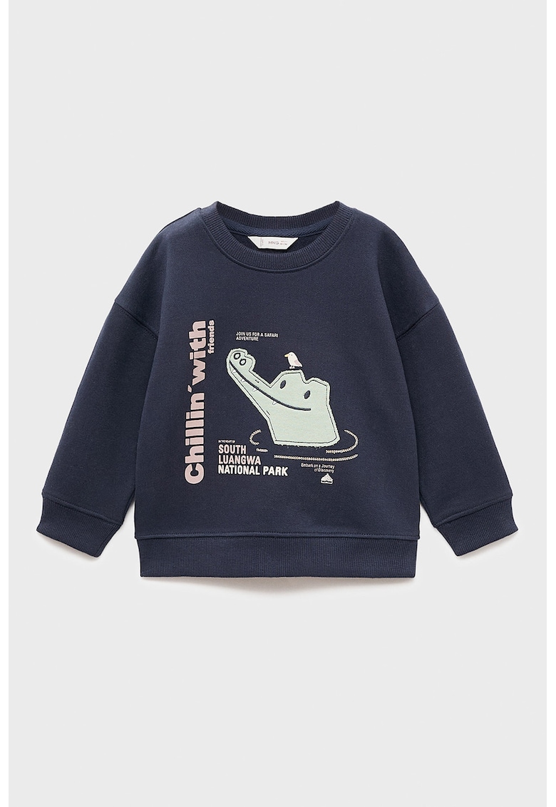 Bluza de trening cu imprimeu