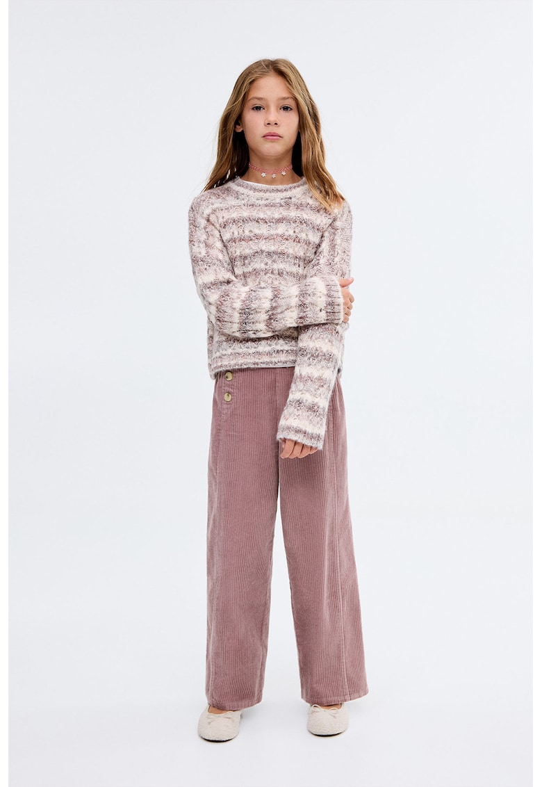 Pantaloni drepti din bumbac