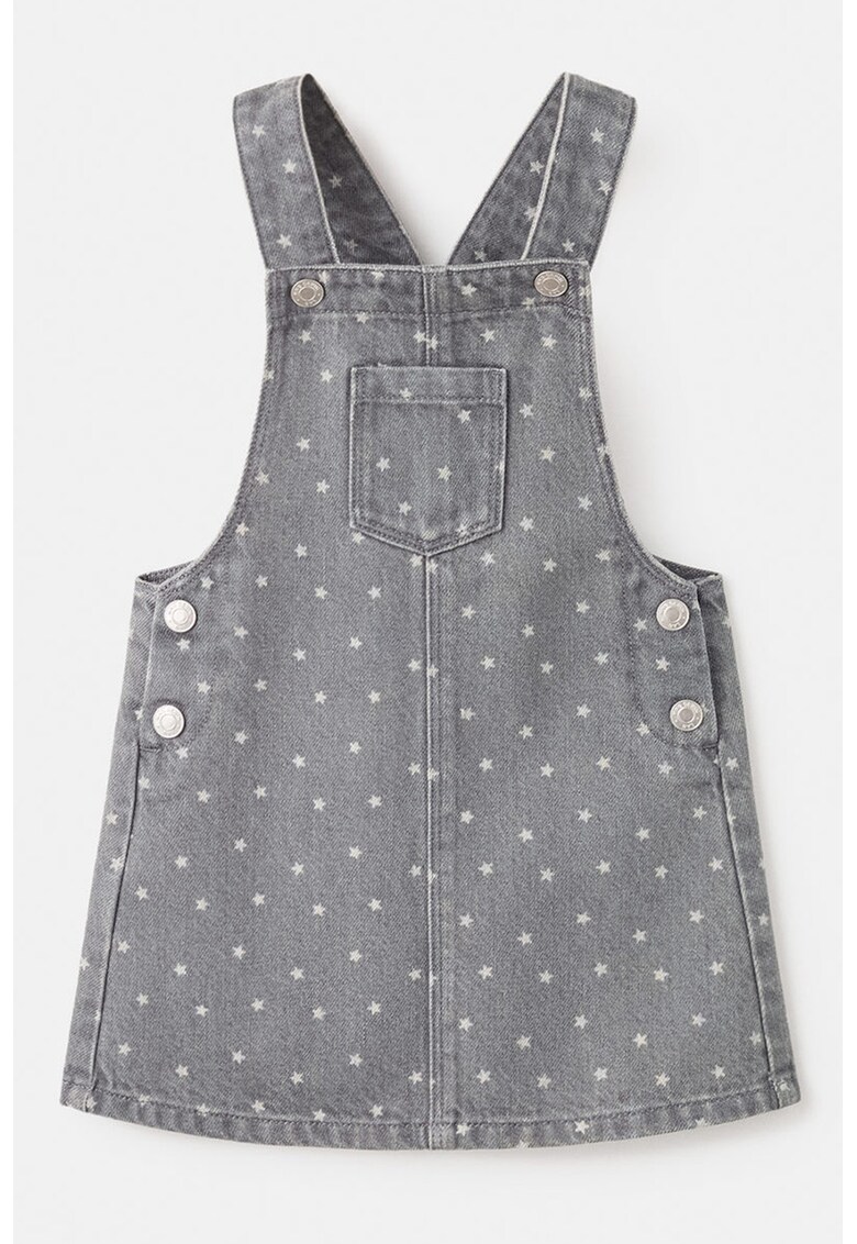 Rochie-sarafan din denim