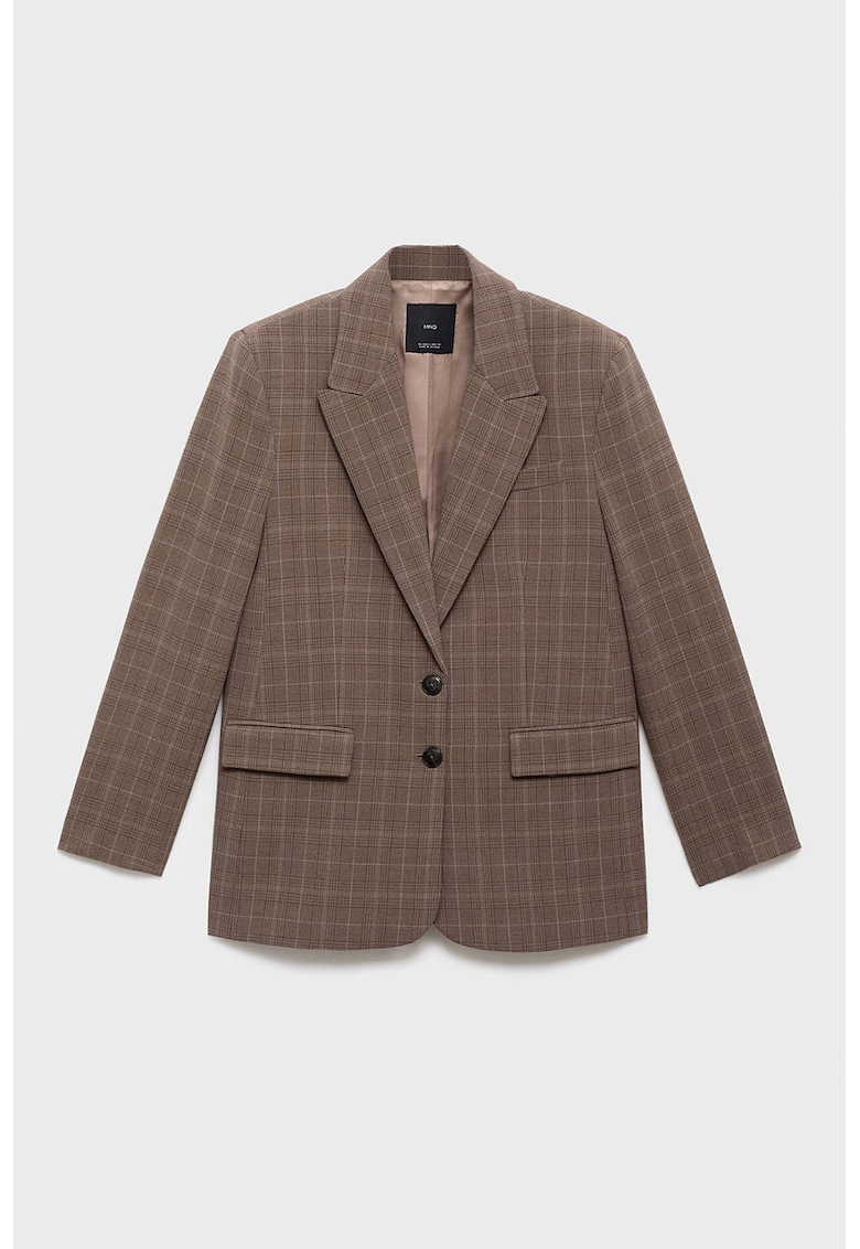 Sacou cu nasturi si model in carouri