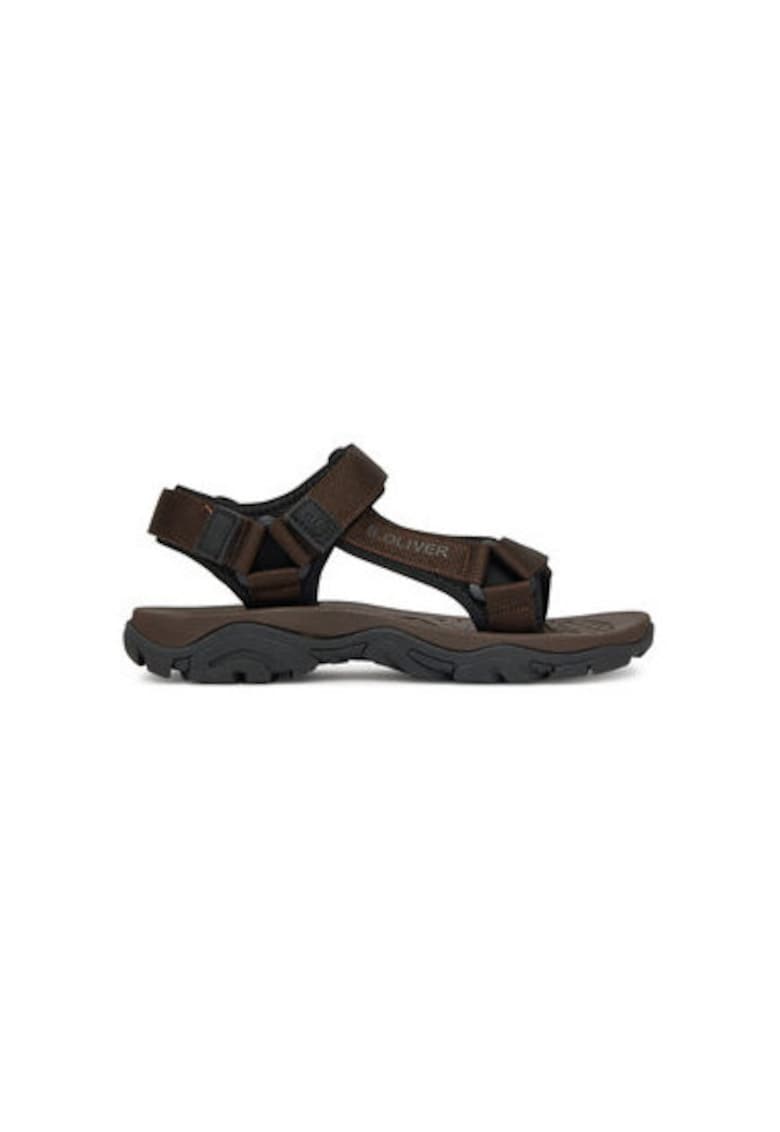 Sandale barbati S Oliver - 5-18200-42 032 - Piele ecologica - Negru
