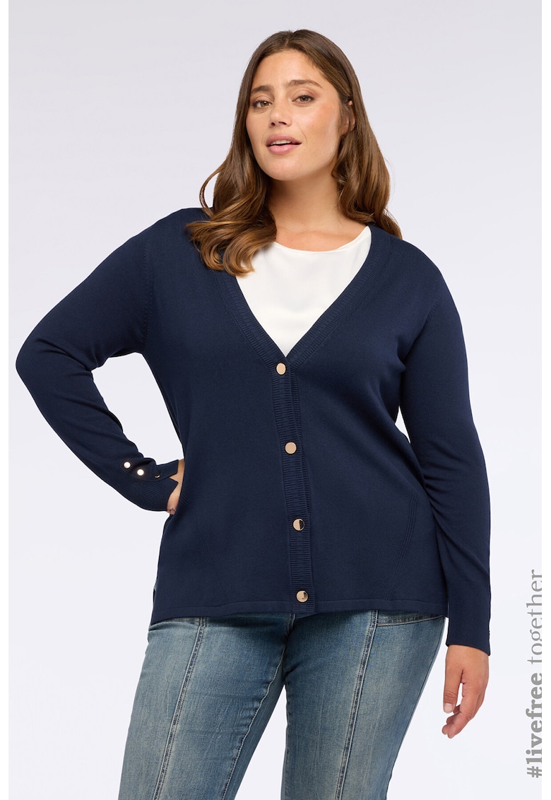 Cardigan cu mansete cu nasturi