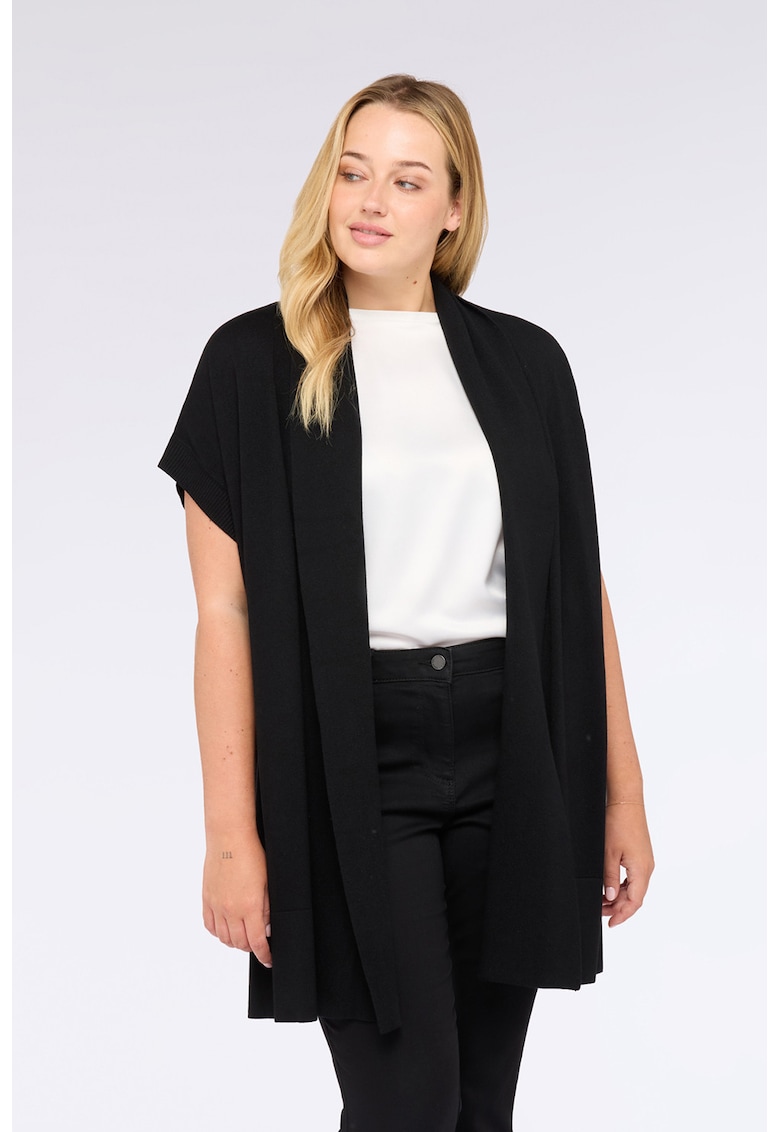 Cardigan fara inchidere cu model uni