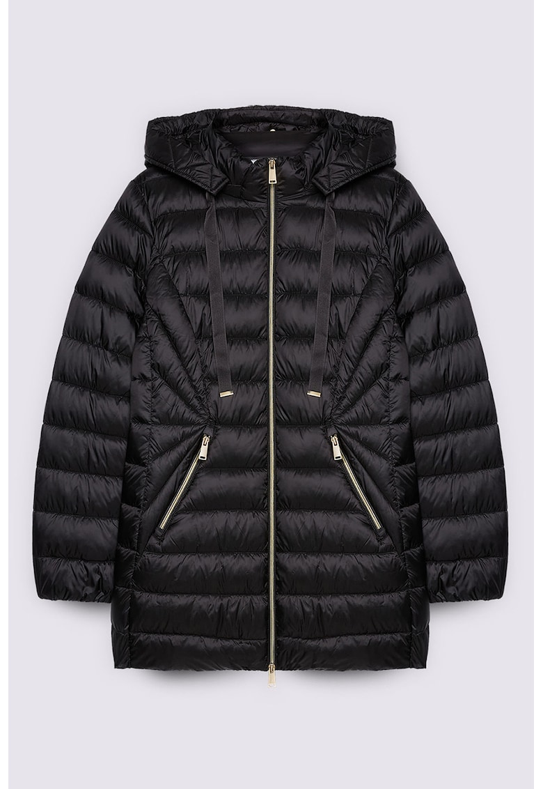 Geaca matlasata cu buzunare cu fermoar