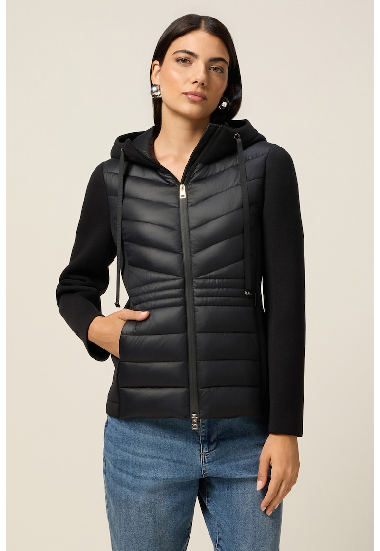 Jacheta cu gluga si buzunare laterale