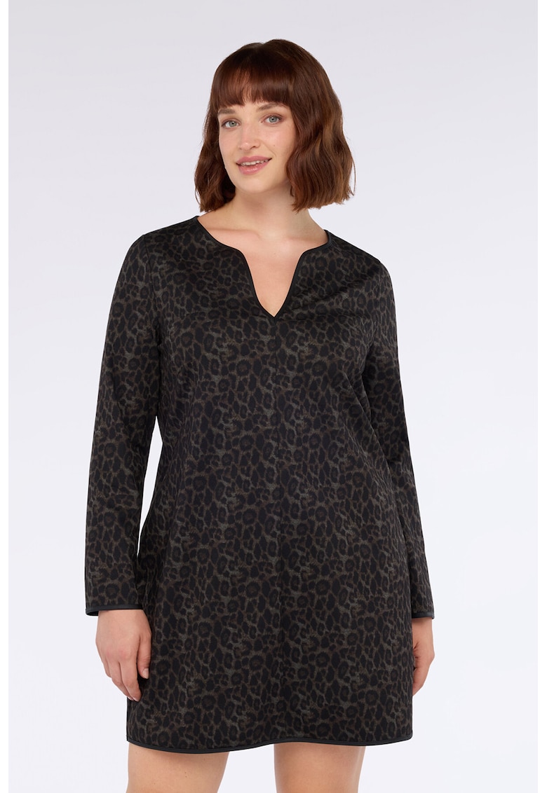 Rochie scurta cu animal print