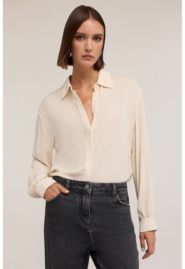 Camasa lejera cu model uni