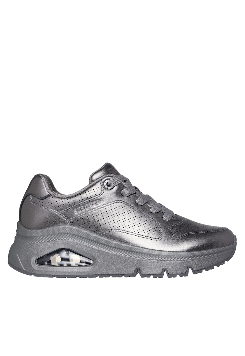 Pantofi sport - dama -  UNO ICON - LUSTROUS AIR 177768-PEW argintiu - piele ecologica