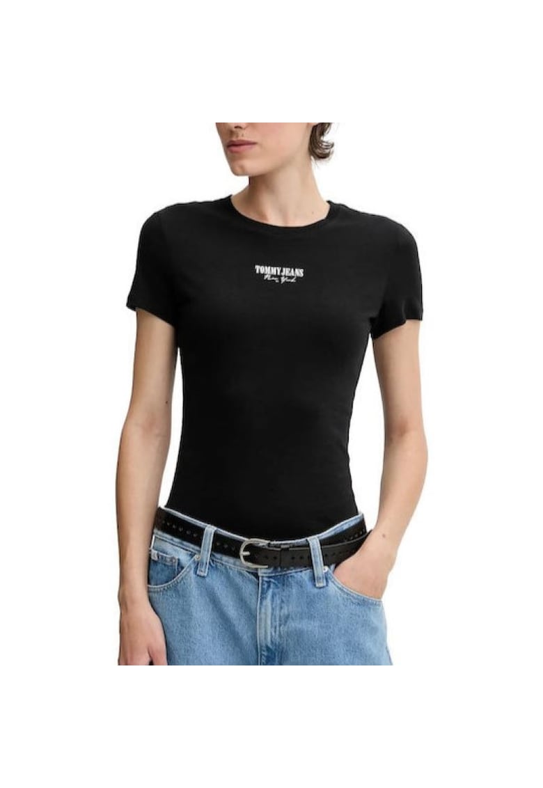 Tricou TJW SLIM ESSENTIAL LOGO2 TEEEXT-DW0DW20913-BDS Tricou TJW SLIM ESSENTIAL LOGO2 TEEEXT-DW0DW20913-BDS