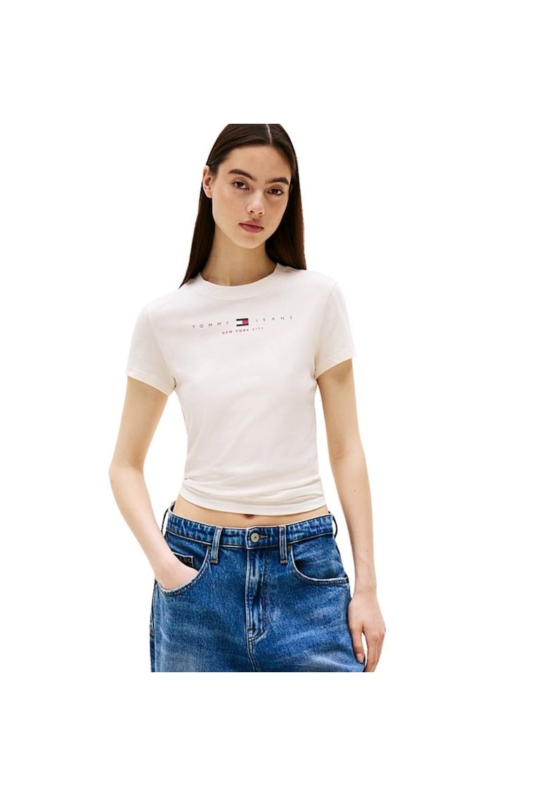 Tricou  TJW SLIM TJ US LINEAR SS TEE-DW0DW21422-YBH