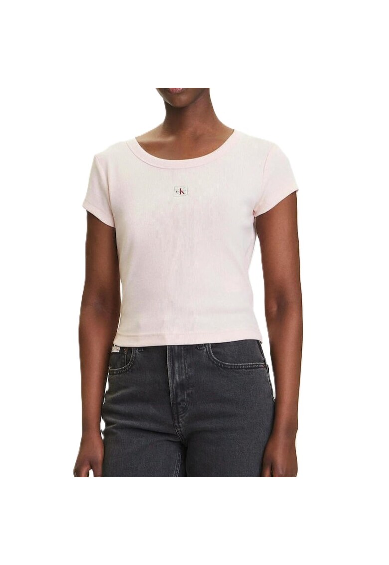 Tricou  A- WOVEN LABEL 2X2 RIB BABYTEE-LV047C200G-VI7