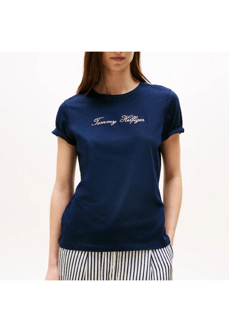 Tricou  LUREX SCRIPT REG C-NK SS TEE-WW0WW47210-C1G