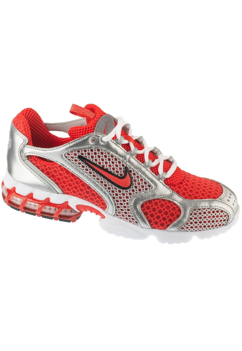 Pantofi sport barbati - CJ1288 - Textil - 42.5 EU - Rosu/Argintiu - Rosu