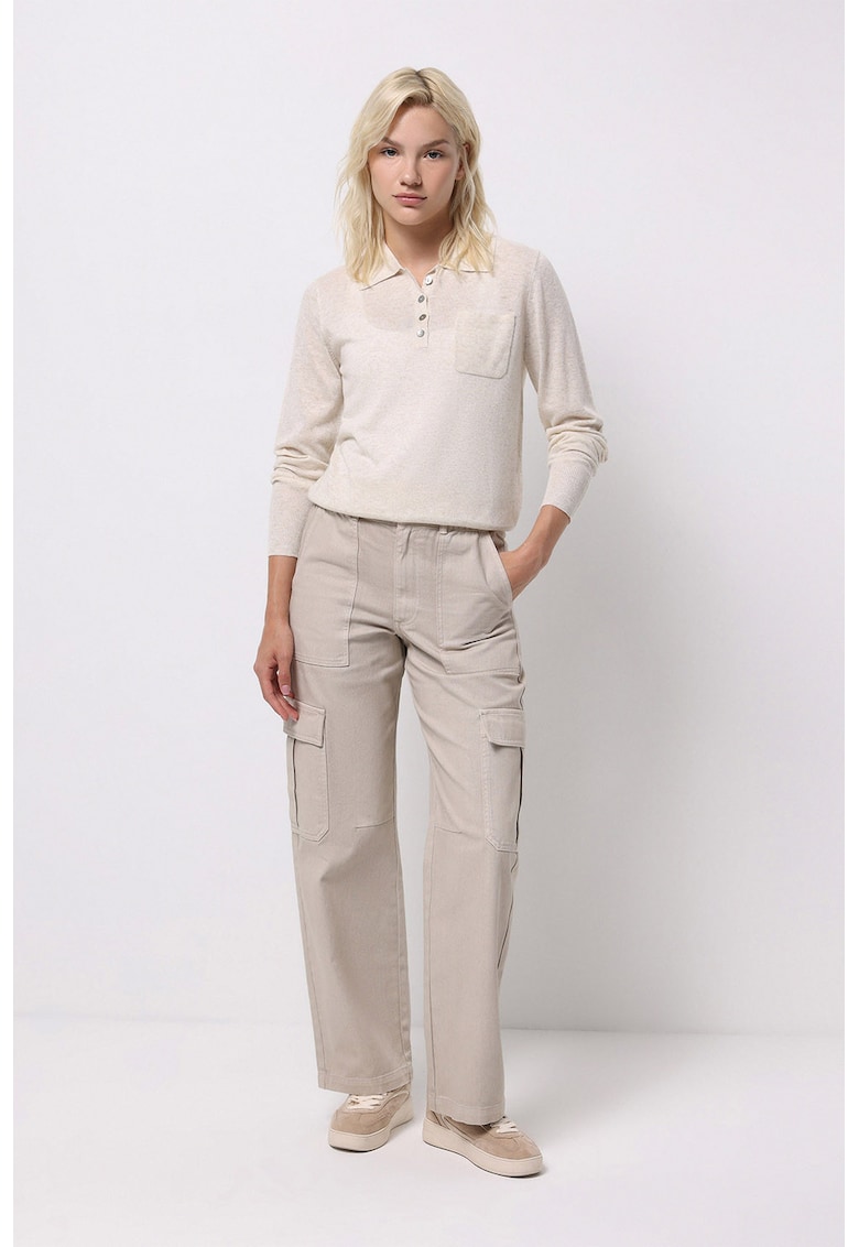 Pantaloni cargo cu croiala ampla Pantaloni cargo cu croiala ampla