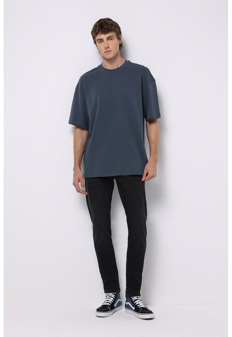 Blugi skinny cu model uni Blugi skinny cu model uni