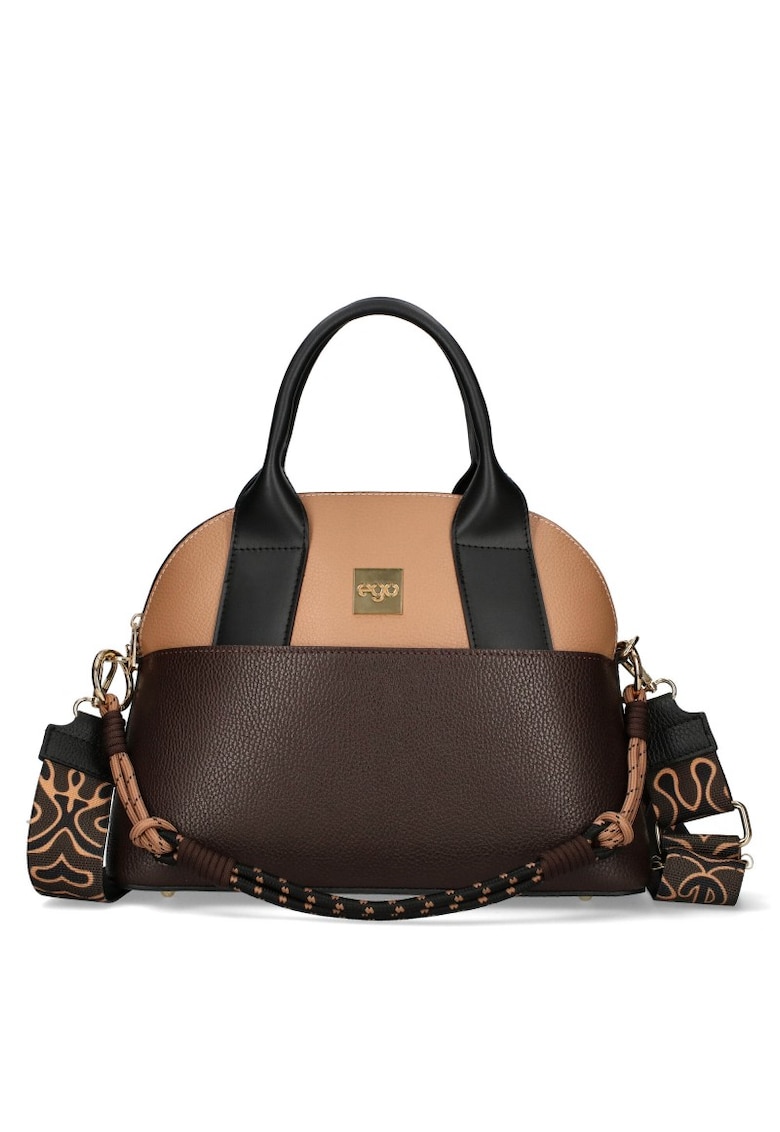 Geanta dama piele naturala ES0266SA 110024JZ - Maro/Bej