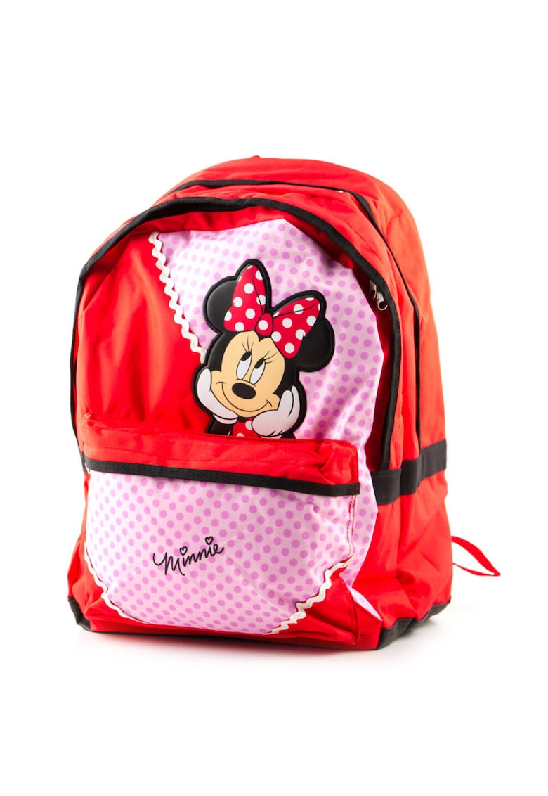 Rucsac scolar cu imprimeu Minnie - 27L - rosu