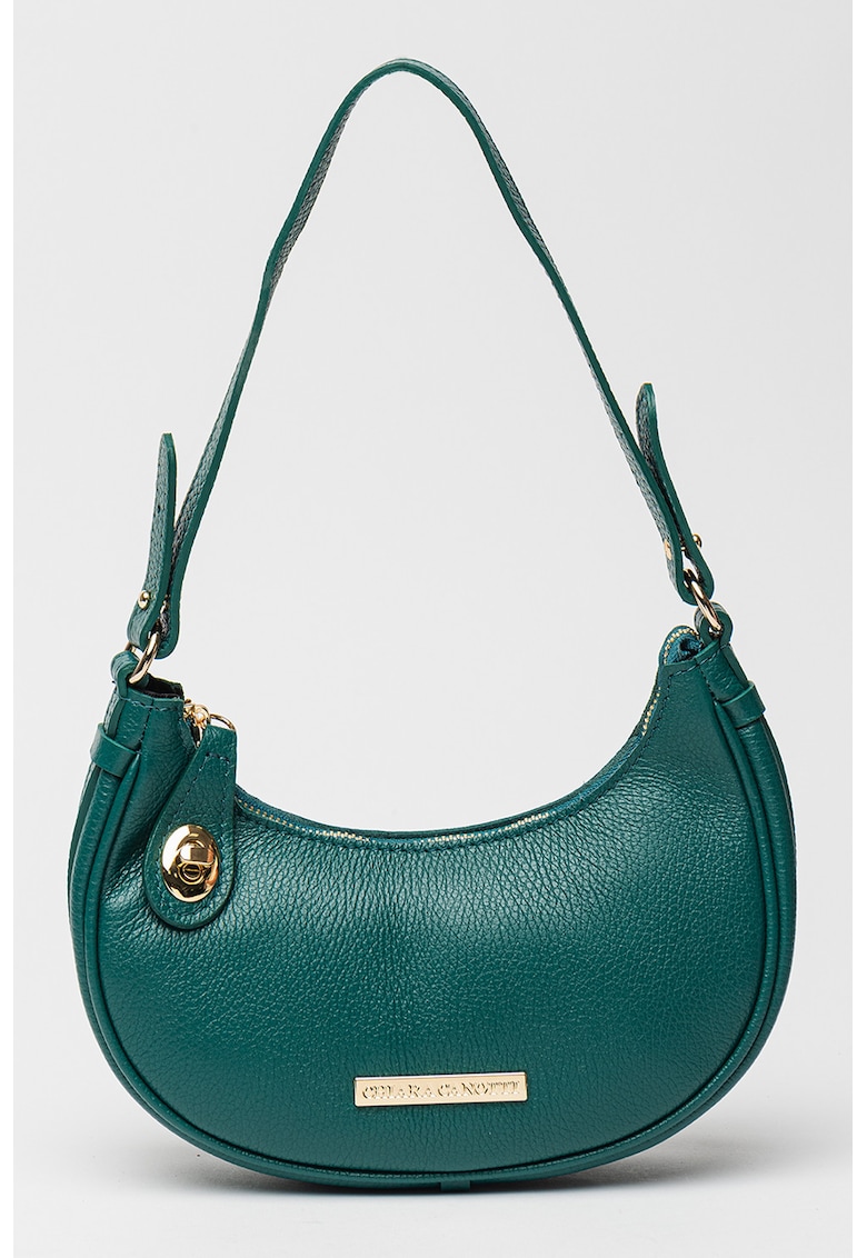 Geanta de piele in forma de semi-luna