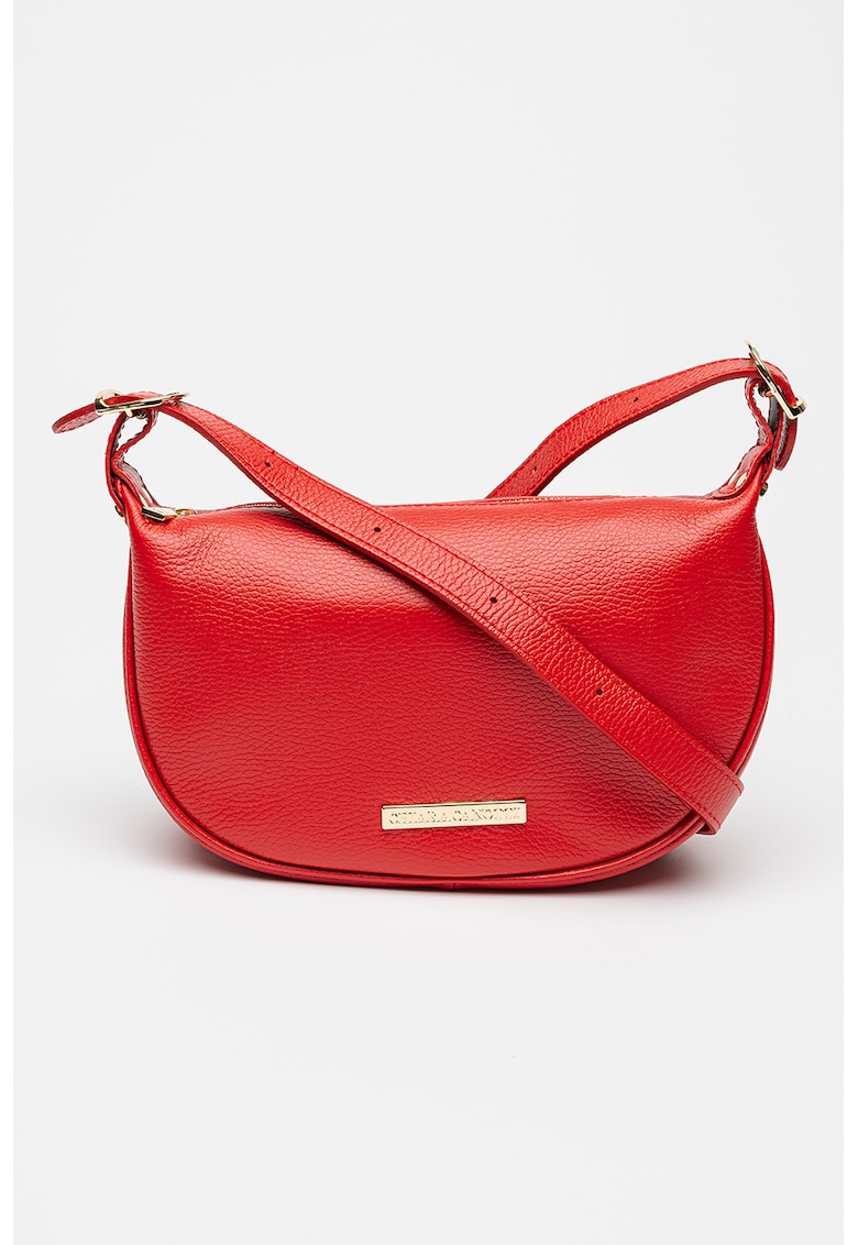 Geanta de piele cu fermoar