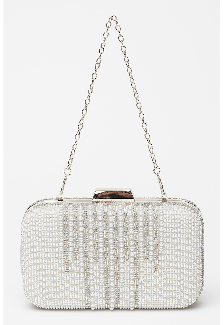 Geanta plic cu margele si strasuri