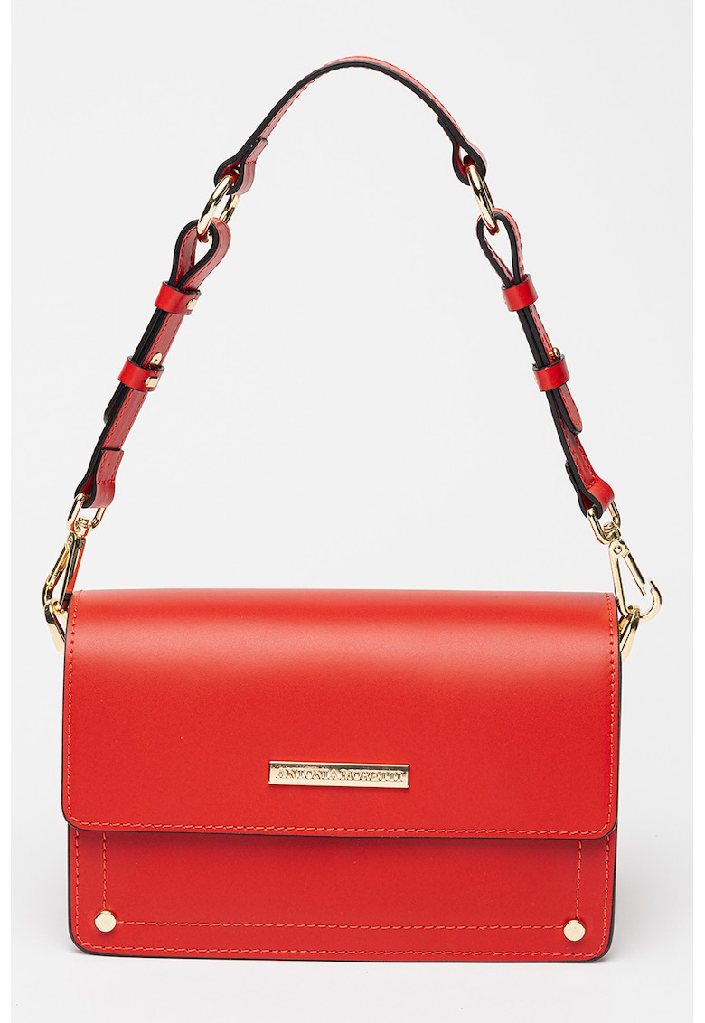 Geanta din piele cu barete detasabile