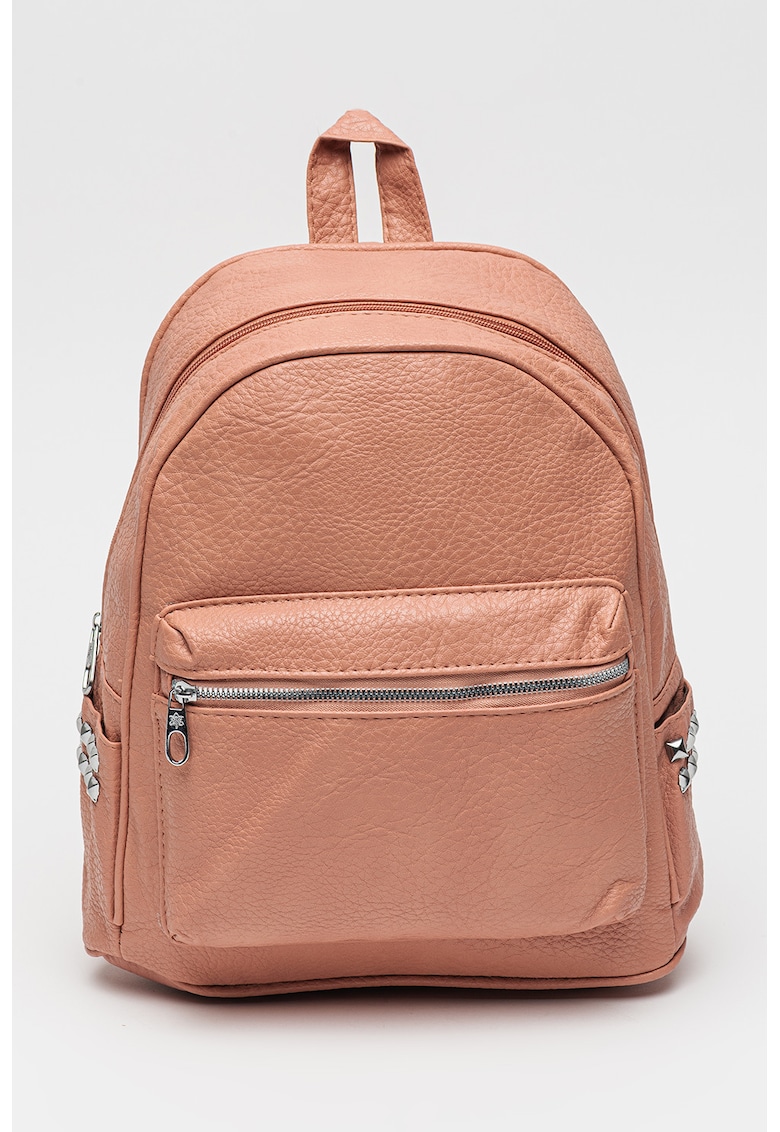 Rucsac de piele ecologica cu tinte Rucsac de piele ecologica cu tinte