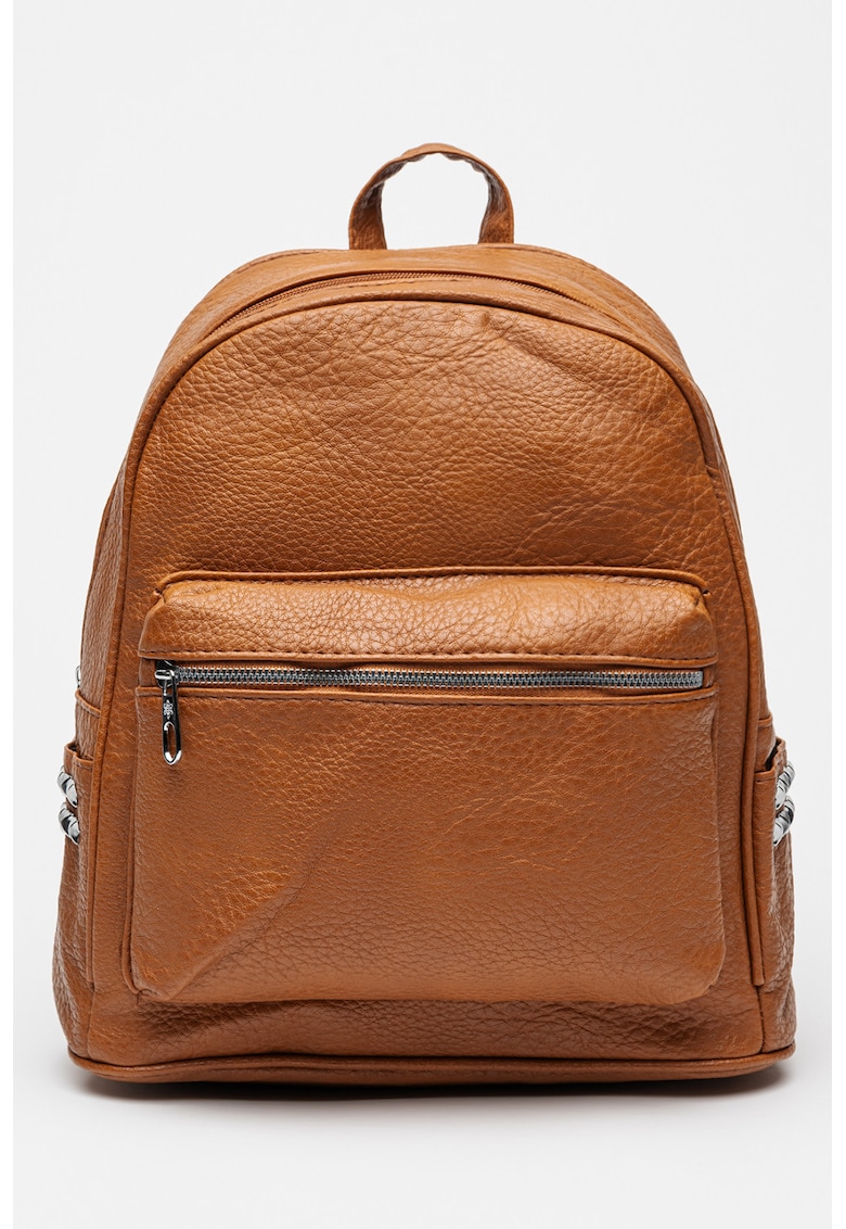 Rucsac de piele ecologica cu tinte Rucsac de piele ecologica cu tinte