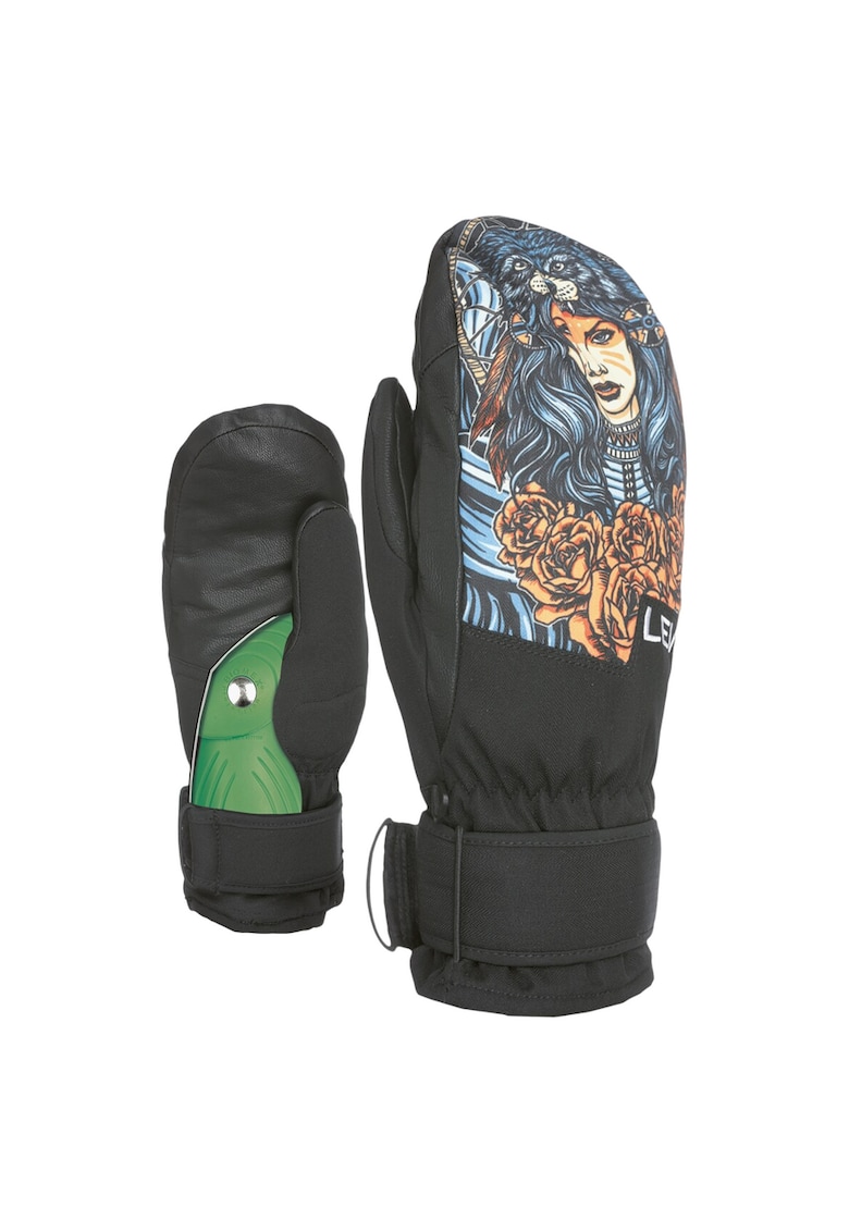 Manusi sport Level Space Mitt - negru - marime XS - pentru femei - cu protectie Biomex