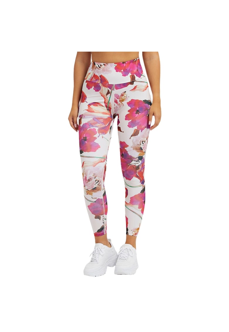 Colanti pentru fitness cu model floral -