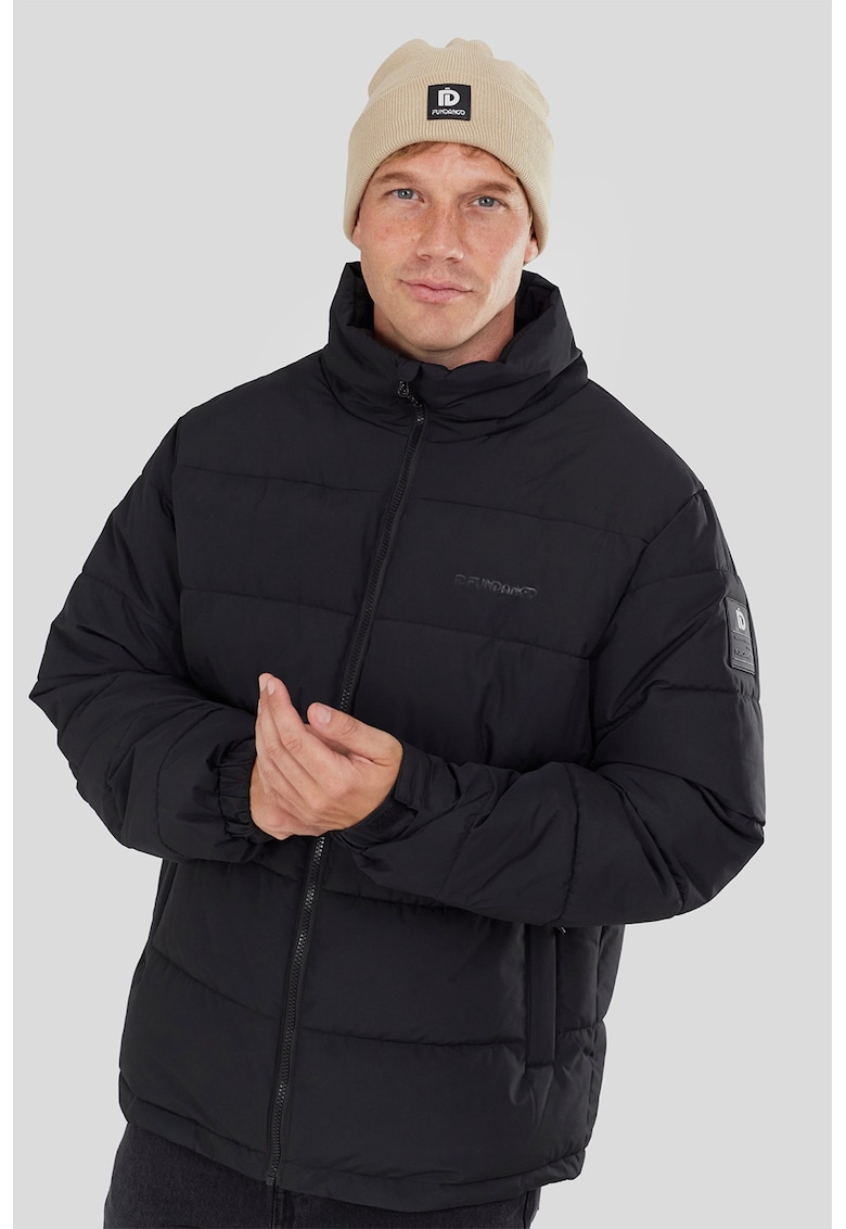 Geaca cu guler mediu Winton - Negru