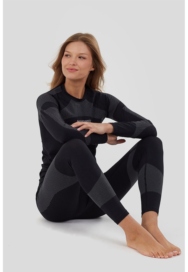 Set de bluza si pantaloni fara cusaturi pentru ski Baselayer - 2 piese