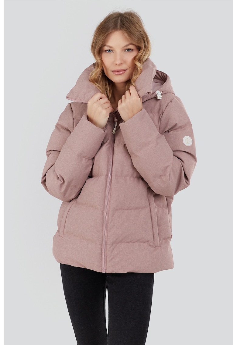 Geaca cu gluga detasabila Mirabelle - Lila pal