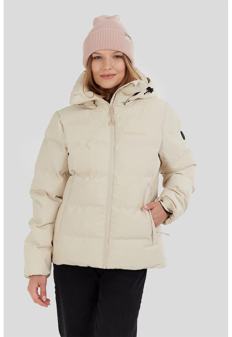 Geaca cu gluga detasabila Mirabelle - Crem