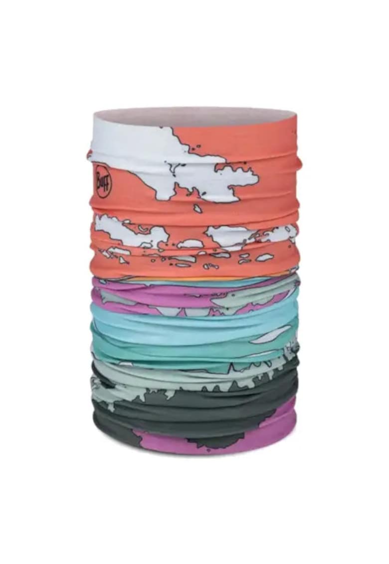 Esarfa copii CoolNet UV Kid - multicolor - 95% din PET reciclat - UPF 50