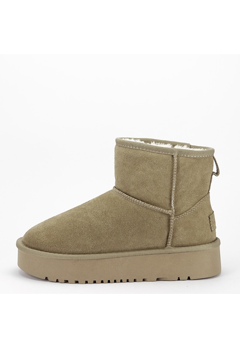 Ghete bej din piele naturala NN605 117 16094