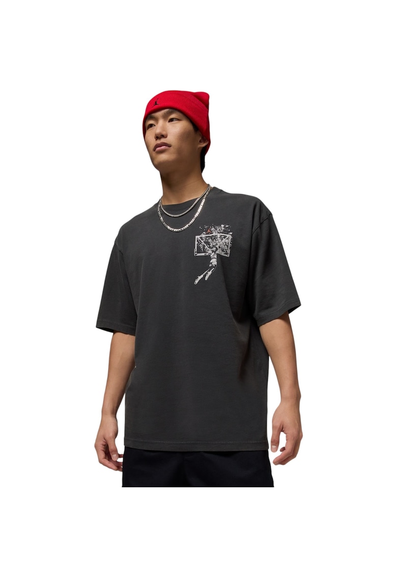Tricou Brooklyn Shattered Backboard Oversize 50436 - Negru