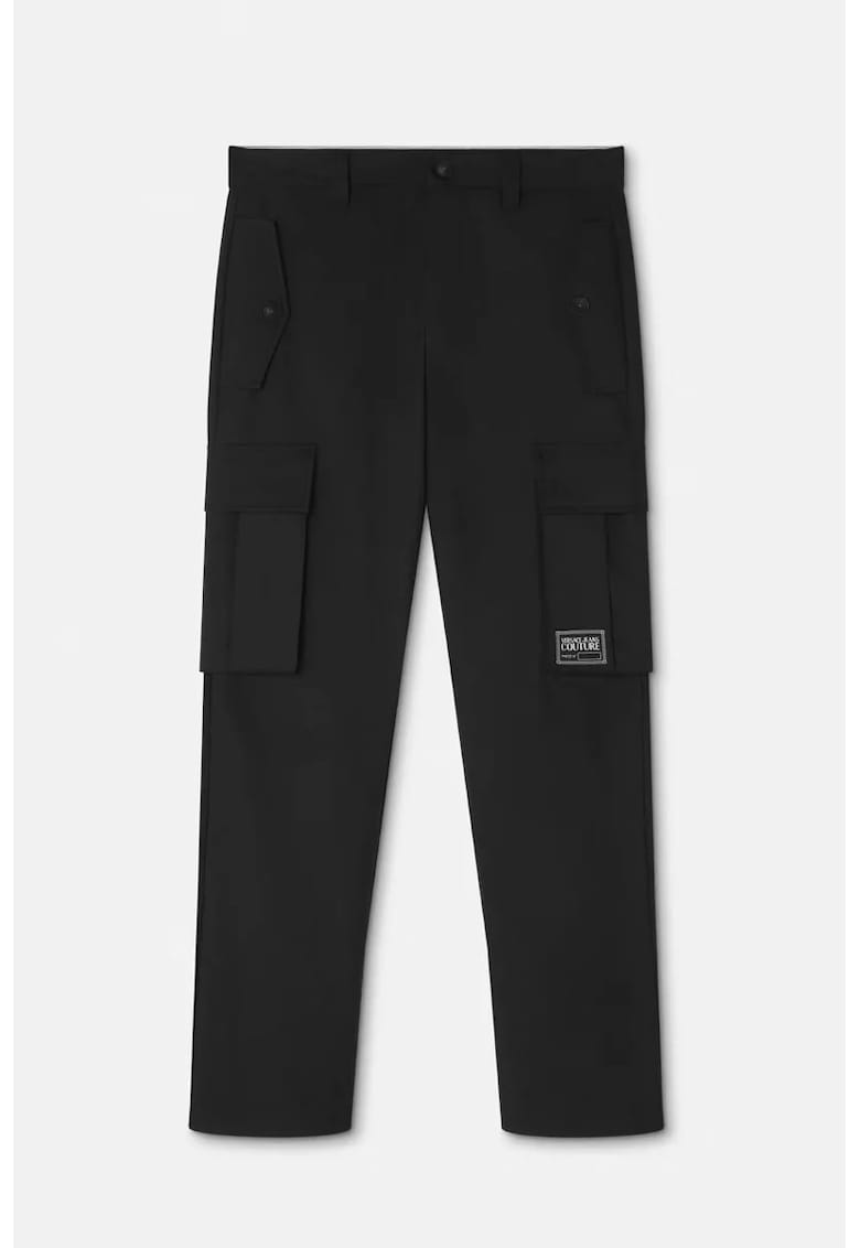 -Pantaloni casual - cargo - Negru