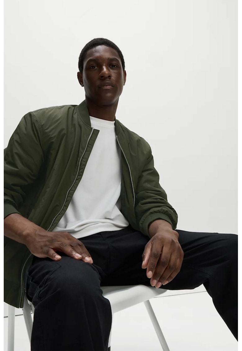 Marks Spencer Jacheta bomber cu buzunare laterale - Verde