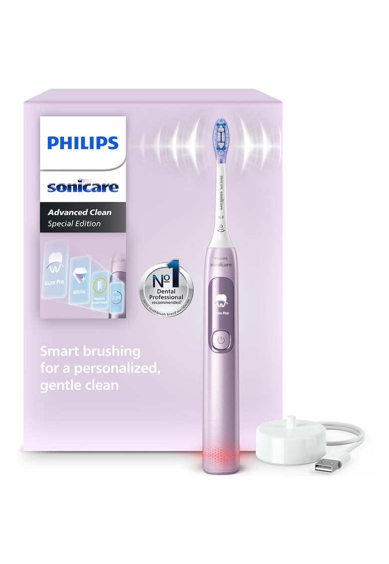 Periuta de dinti electrica HX3792/11 - cu display - 5 moduri de periere - senzor de presiune vizual - o intensitate - contine: un capat de periere G3 Gum Care - un incarcator