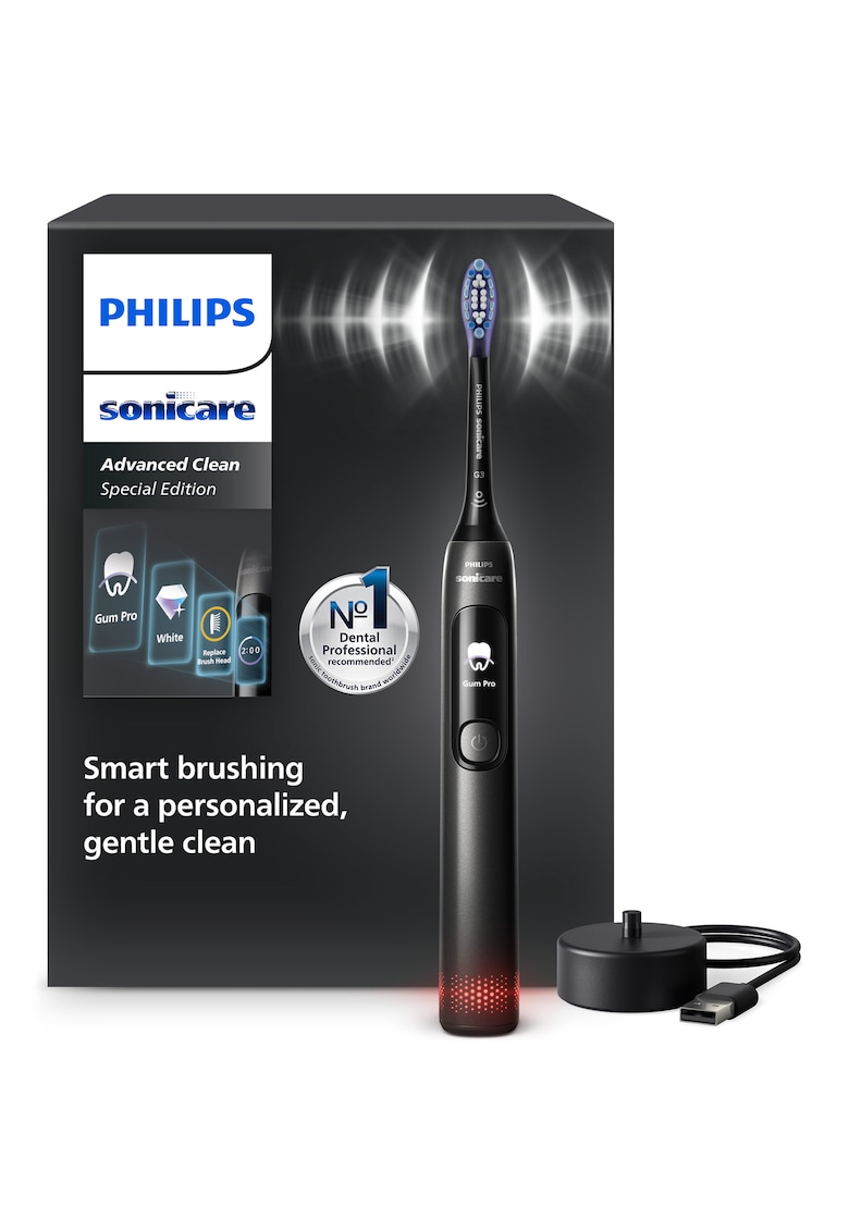 Periuta de dinti electrica HX3792/11 - cu display - 5 moduri de periere - senzor de presiune vizual - o intensitate - contine: un capat de periere G3 Gum Care - un incarcator