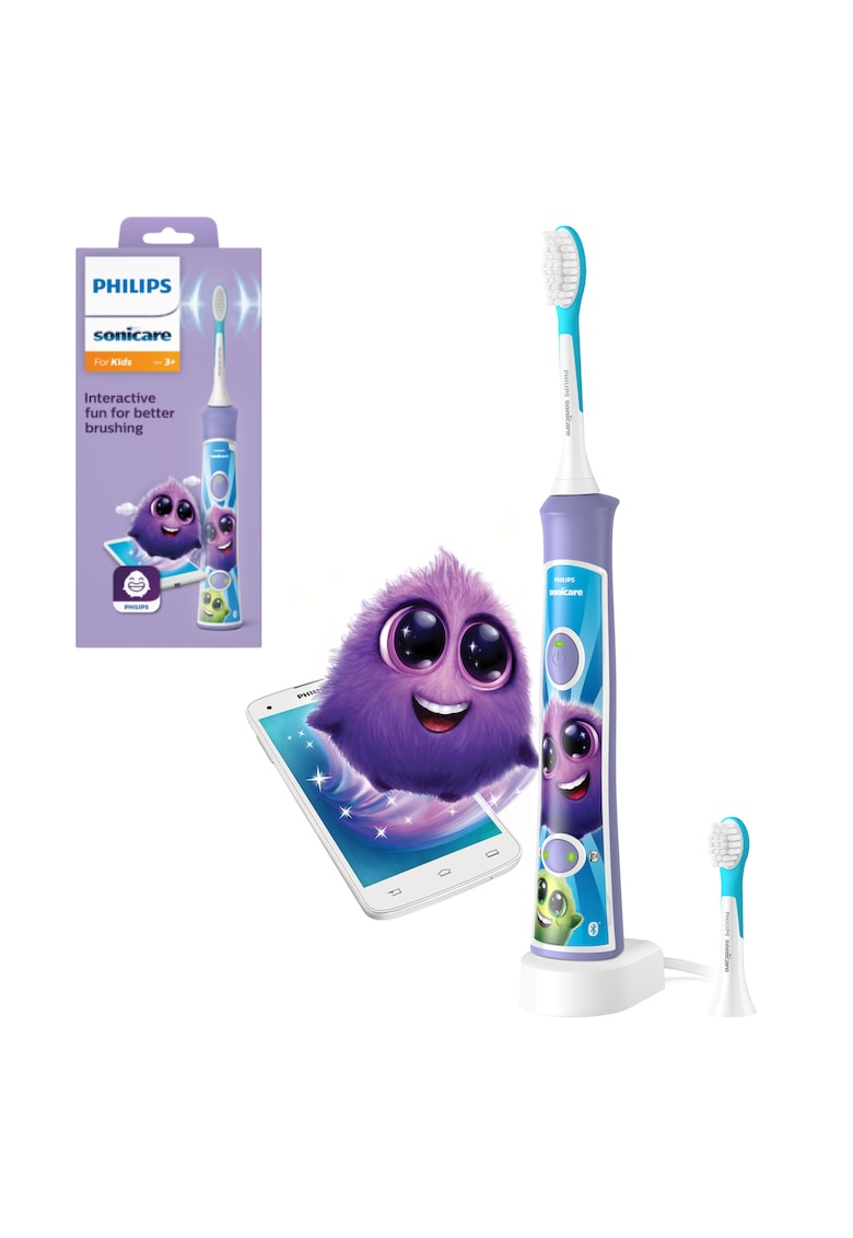 Kids HX6322/04 - Bluetooth® incorporat - 2 moduri - 2 capete de periere - Numar de miscari/minut 62000