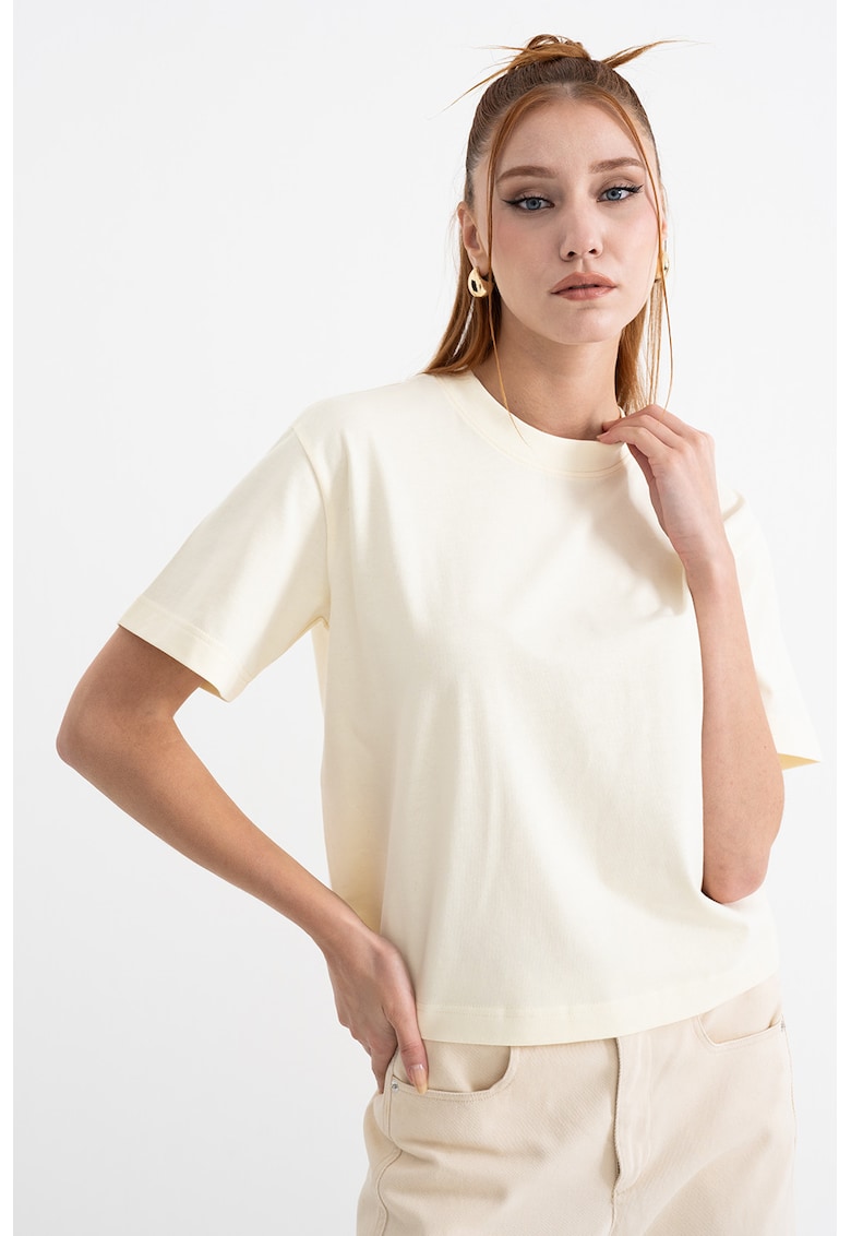 Tricou uni din bumbac organic