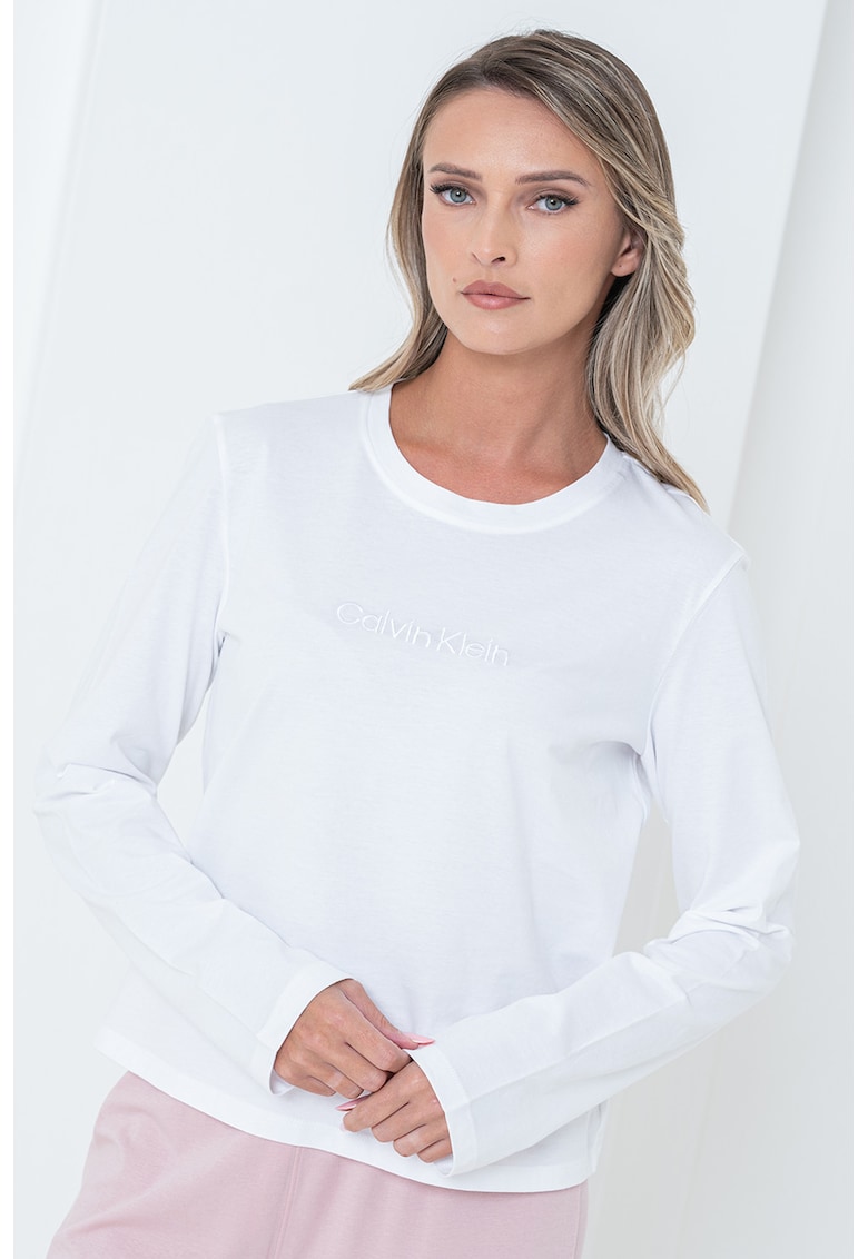 Buza de pijama cu decolteu rotund