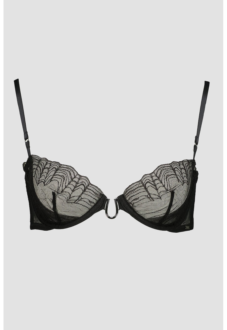 Sutien cu segmente semitransparente Sutien cu segmente semitransparente