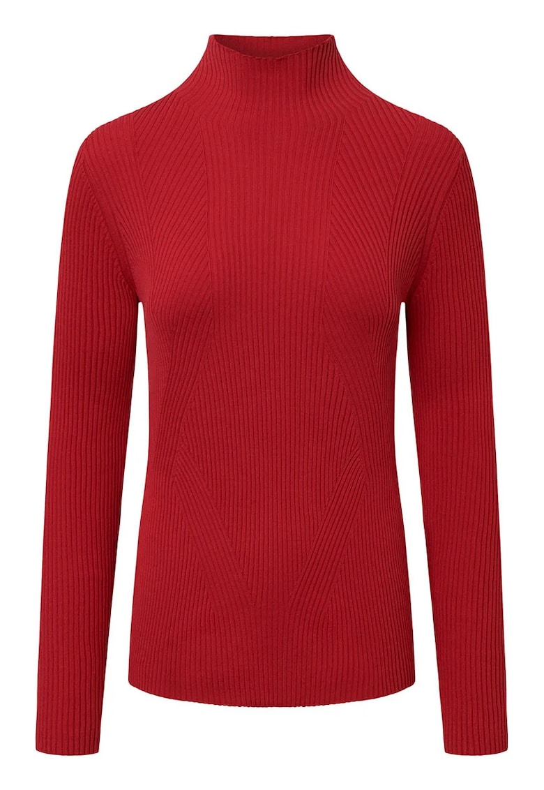 Pulover regular fit cu guler înalt JP1